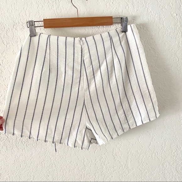 Tobi Striped Wrap Skort - Picture 5 of 7